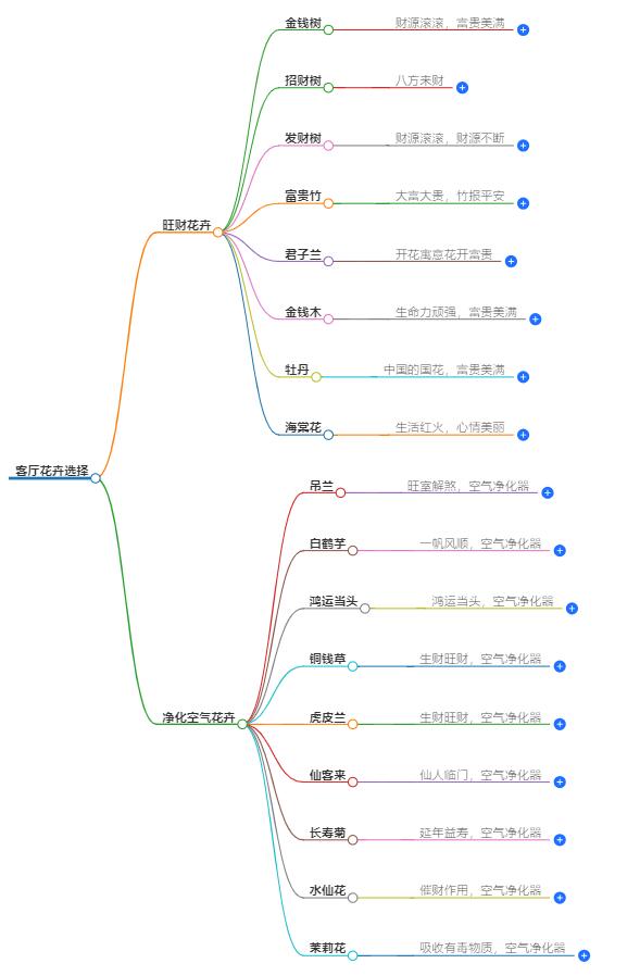 客厅放什么花好看？旺财又祝家人身心健康的植物分享