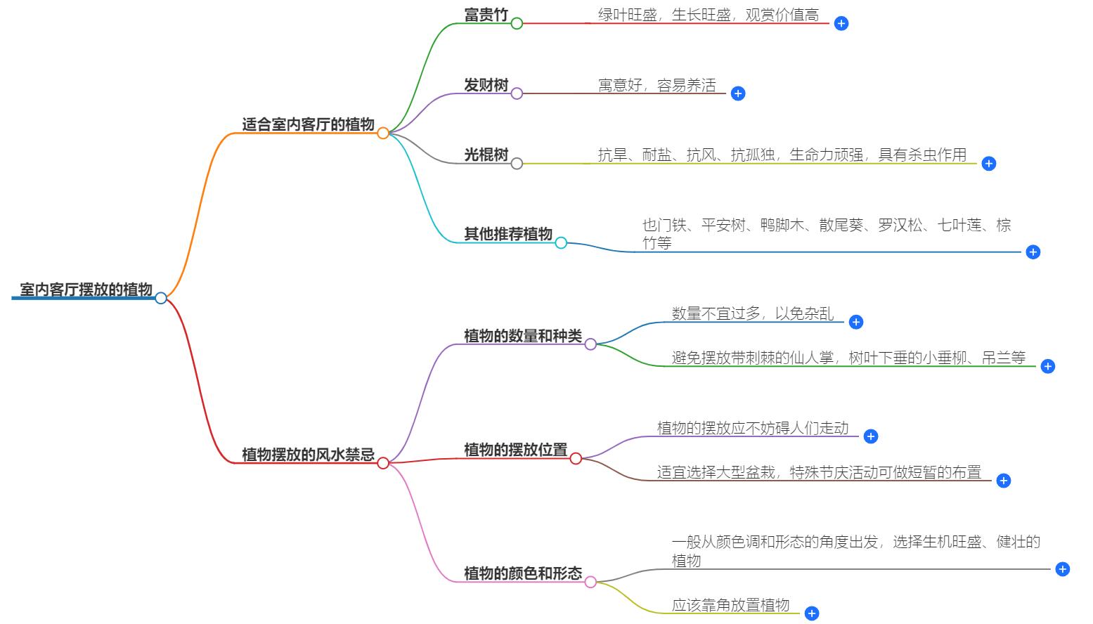室内客厅摆放什么植物好？旺财增加好运的植物推荐