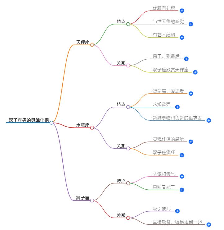 能与双子座男灵魂伴侣的星座有哪些？揭秘他们的组合配对