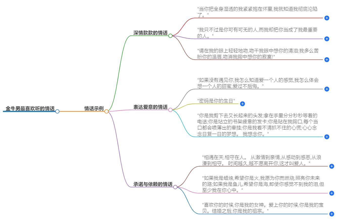 金牛男最喜欢听的情话是什么？解析他们的情感需求